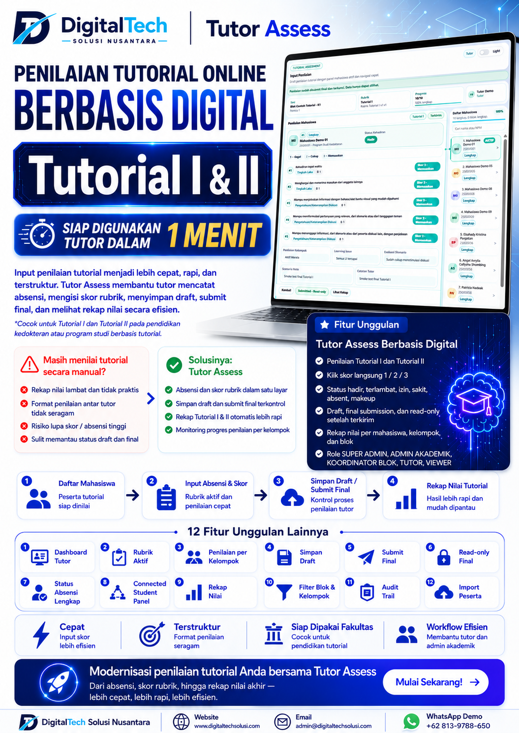 Flyer Tutor Assess - PT DigitalTech Solusi Nusantara